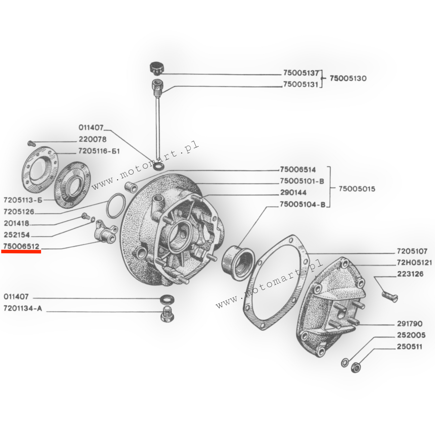Rozpierak hamulca grzybek K750 Dniepr MT SZCZĘK szczeki regulator ORYGINAL