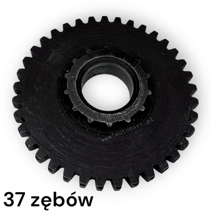 Wałek główny + Koło zębate 9x37 wolna jedynka M72 K750 Ural Dniepr MT CCCP